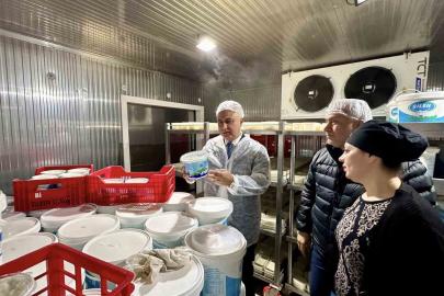 Antakya’da süt ürünleri üreten firma incelendi