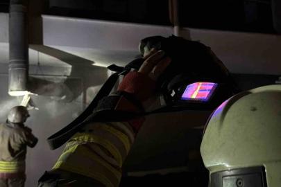 Baca yangınına termal kameralı müdahale