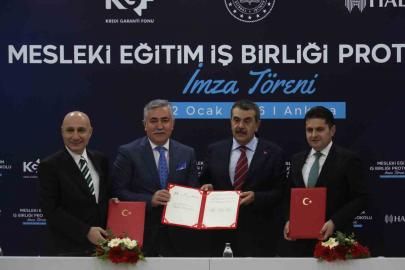 Bakan Tekin: "2024 yılı yaz ayında Mesleki ve Teknik Eğitim Politika belgesi yayınladık ve bu anlamdaki iş birliklerimizi bir adım daha öteye taşıdık"