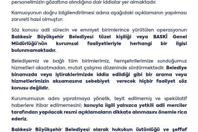Balıkesir’de imar yolsuzluğu iddiası: 4 gözaltı