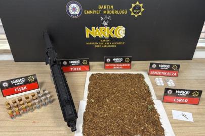 Bartın’da 10 bin adet dolu makaron ele geçirildi