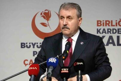 BBP Genel Başkanı Destici: "Terörle, teröristle müzakere olmaz, mücadele edilerek kökü kazınmalıdır"