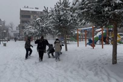 Bingöl’de yoğun kar yağışı