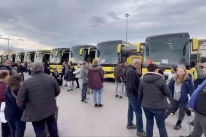 Bursa Terminali’nde yılbaşı dönüş yoğunluğu