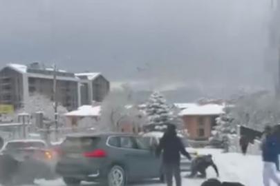 Bursa’da korku dolu anlar: Kayan araç vatandaşların arasına daldı