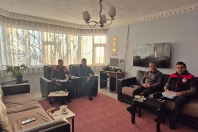 Diyadin’de gönüllere dokunan veteriner ziyareti