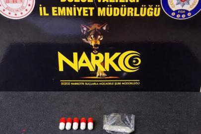 Düzce’de uyuşturucu operasyonunda 1 tutuklama