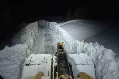 Elazığ’da kapalı köy yolları açıldı