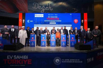 Erzurum’da TOKİ kuraları çekildi