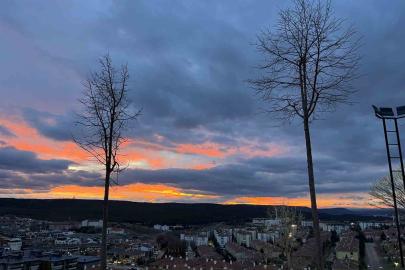 Eskişehir’de gün batımı görsel şölen sundu