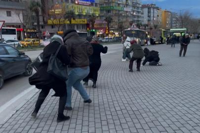 Fırtınada uçmamak için yerlere böyle yattılar