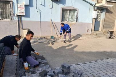 Germencik’te yol çalışmaları sürüyor