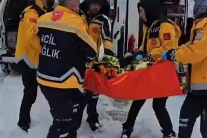 Giresun’da 79 yaşındaki hastanın imdadına arazi tipi ambulans yetişti