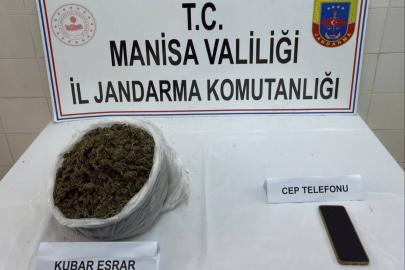 Gördes’te 2 kilo 352 gram kubar esrar ele geçirildi