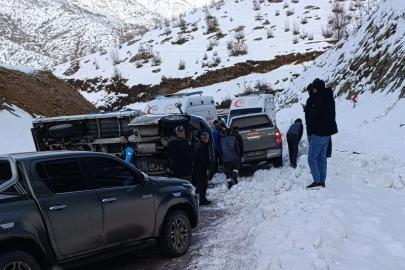 Hakkari’de trafik kazası: 2 yaralı