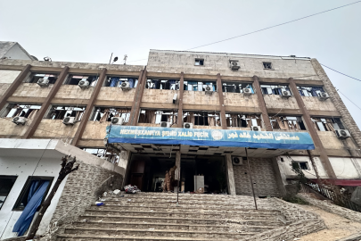 Halep'te hayat normale dönüyor. YPG/SDG’nin karargaha dönüştürdüğü hastane görüntülendi