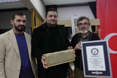 Ilgaz balı dünyanın en pahalı balı olarak Guinness Rekorlar Kitabı’na girdi