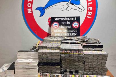 İskenderun’da 4 bin 300 paket gümrük kaçağı sigara ele geçirildi