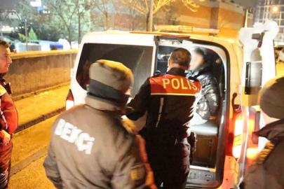 Kavga edip kaçtılar, polisin kovalamacasıyla yakalandılar