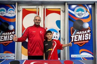 Kayserili sporcu, Masa Tenisi Millî Takımı’na çağrıldı