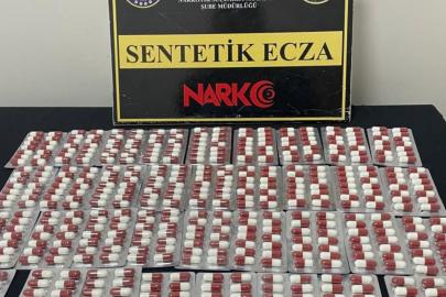 Kırşehir’de 3 şahsın üzerinden 490 adet uyuşturucu çıktı