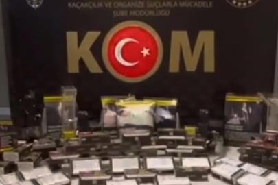 Kütahya’da kaçakçılığa darbe, 3 şüpheli gözaltına alındı