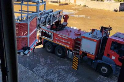 Mardin’de evde çıkan yangında anne ve 3 çocuğu kurtarıldı