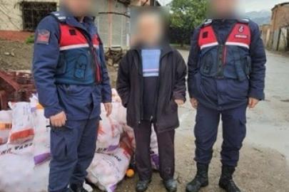 Nazilli’de portakal hırsızı yakalandı