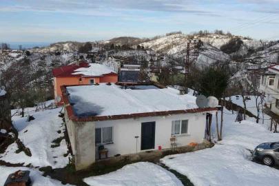 Ordu’nun yükseklerinde kar manzaraları