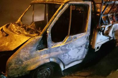 Osmaniye’de mandalina yüklü kamyonette çıkan yangın söndürüldü