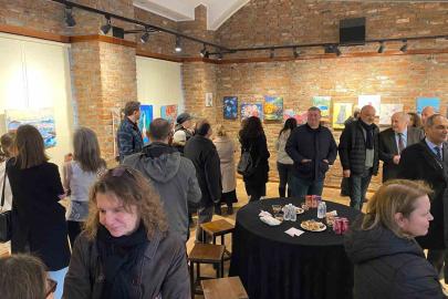 Otizmli ressam Alp Eren Candan’ın resim sergisi