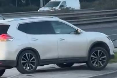 Refüjden atlayan sürücüye ceza yağdı; görüntüleri izleyince itiraf etti