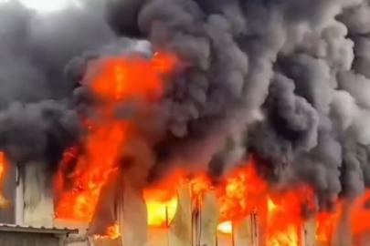 Şehir hastanesi yangınıyla ilgili yeni görüntüler ortaya çıktı