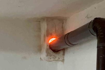 Sinop’ta baca yangını