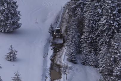 Sinop’ta karla mücadele çalışmaları devam ediyor