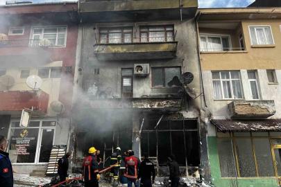 Sinop’ta motosiklet tamirhanesinde yangın: 1 yaralı