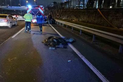 Şişli’de bariyerlere çarpan motosikletli feci şekilde hayatını kaybetti