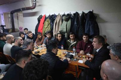 Sobada kaşarlı patates etrafında buluşma