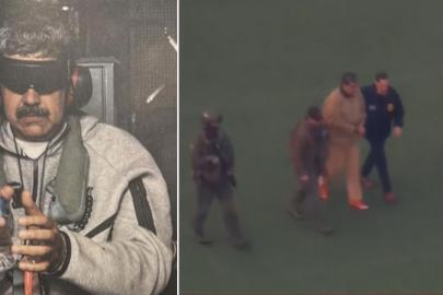 Son dakika. Maduro ve eşi canlı yayınla mahkemeye götürülüyor