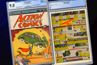 Superman'i dünyaya tanıtan çizgi romanın nadir kopyası, 15 milyon dolara satıldı