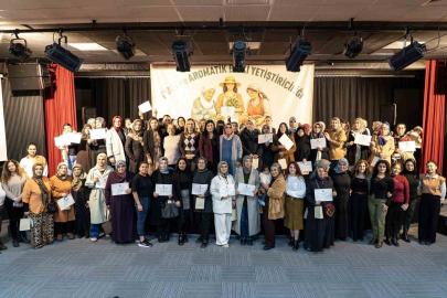 Tıbbi Aromatik Bitki Atölyesi kursiyerlerine sertifikaları verildi