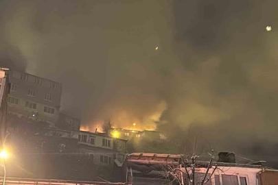 Uludağ eteklerindeki ev küle döndü