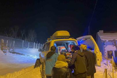 UMKE’den zorlu kış şartlarında hayat kurtaran müdahale