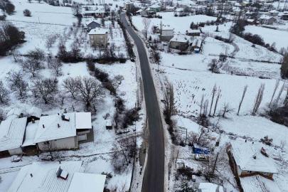 Uşak’ın yüksek kesimleri beyaza büründü